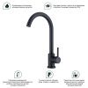Смеситель для кухни Splenka S201 S201.40.06 на мойку черный