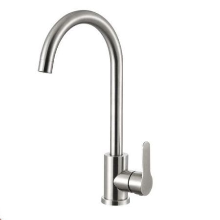 Смеситель для кухни Fashun A54001 на мойку сатин