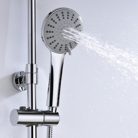 Душевая стойка WasserKRAFT A16601 настенная цвет хром