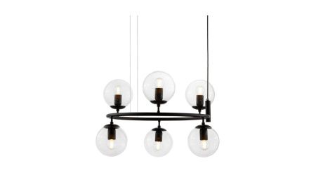 Люстра подвесная Lumina Deco Ceredo (Цередо) LDP 6034-6 RND BK
