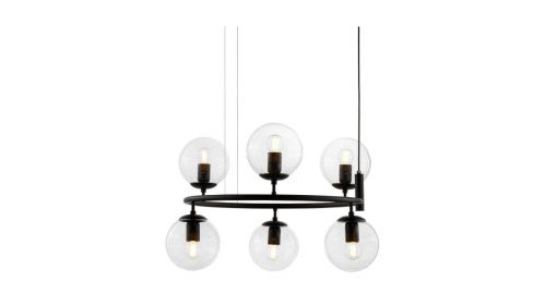 Люстра подвесная Lumina Deco Ceredo (Цередо) LDP 6034-6 RND BK - фото 2