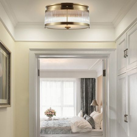 Светильник потолочный Delight Collection Stamford (Стамфорд) KM0924P-4R brass