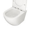 Унитаз подвесной Teymi Lina T40110 белый с сиденьем микролифт безободковый смыв торнадо