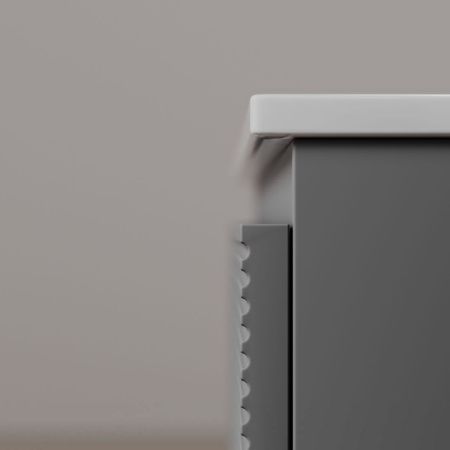 Тумба под раковину Sancos FOLK FL100RES 100х40 подвесная цвет серый