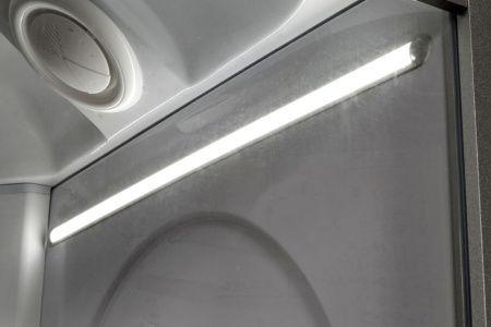 Душевая кабина AvaCan L608LED+GM 80х80 четверть круга с крышей ориентация универсальная