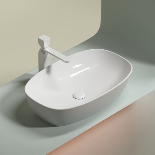 Раковина Ceramica Nova ELEMENT 60 см CN6049 накладная цвет белый - фото 5