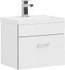 Тумба с раковиной Aquanet Верона 00287665 50х40 подвесная цвет белый