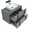 Тумба под раковину Allen Brau Reality 1.32005.CGM 80х50 подвесная цвет зеленый