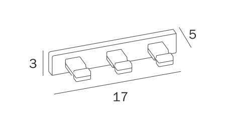 Крючок Inda LEA A1820CNE