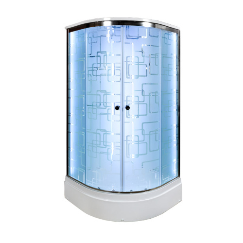 Душевая кабина AvaCan EM3011LED+GM 110х110 четверть круга - фото 2