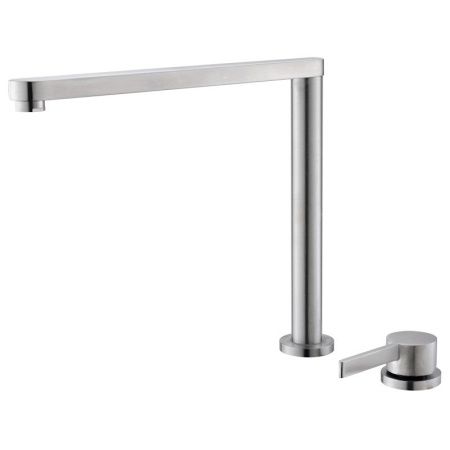 Смеситель для кухни Esko Kitchen K52 на столешницу нержавеющая сталь