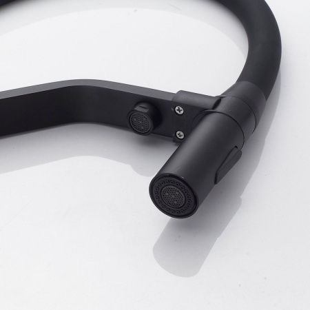 Смеситель для кухни Shevanik S278H на мойку черный