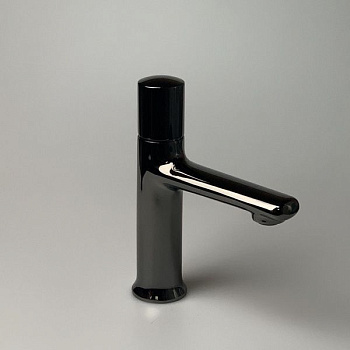 Смеситель Daniel Fusion FU605-CF на раковину хром черный глянцевый