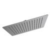 Верхний душ Clever SLIM INOX AIR 61962 30х30 оружейная сталь
