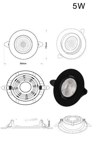 Светильник встраиваемый Zortes Raiz (Раиз) ZRS.57796.5 - фото 4