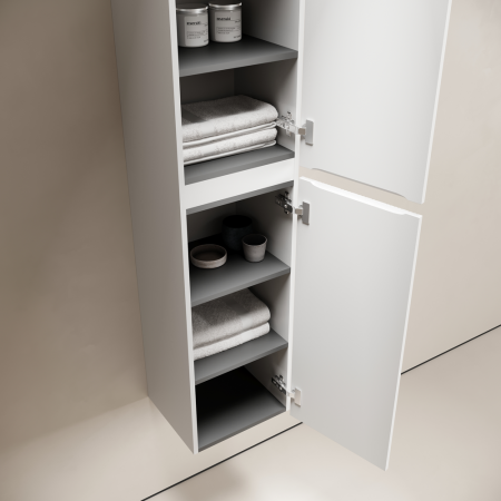 Шкаф-пенал Sancos CODE PCD35W 40х170 подвесной цвет белый