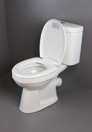 Унитаз напольный с бачком Creo Сeramique PROJECT COMBO-PR1002X белый с сиденьем с микролифт душевой смыв