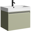 Тумба под раковину Aqwella Y PUR0165SH 60х50 подвесная цвет зеленый