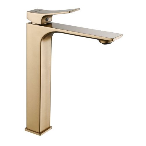 Смеситель для раковины Shevanik S6111G на столешницу золото - фото 2