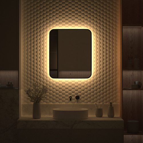 Зеркало в ванную Defesto AURA DF 2976R 60х70 - фото 5