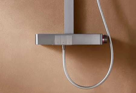 Душевая стойка Arrow AMG13GH872GG настенная цвет серый