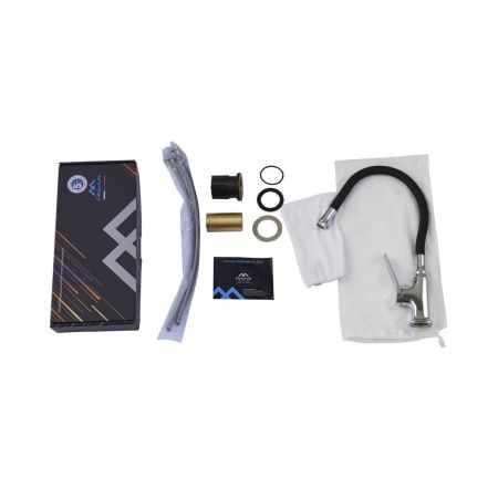 Смеситель для кухни Fashun A4186-7 на мойку черный/хром