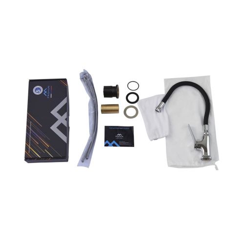 Смеситель для кухни Fashun A4186-7 на мойку хром/черный - фото 4