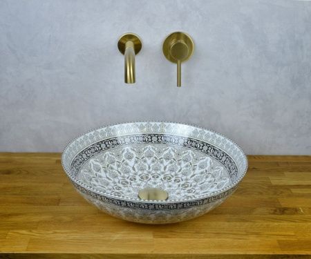 Смеситель для раковины Bronze de Luxe SCANDI 14511BR встраиваемый в стену бронза