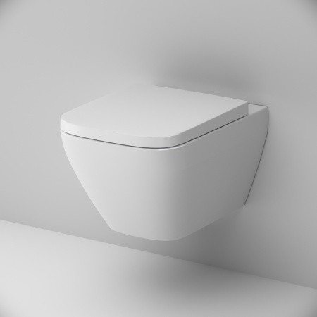 Унитаз подвесной Am.Pm Spirit V2.0 C701701SC белый с сиденьем микролифт безободковый каскадный смыв