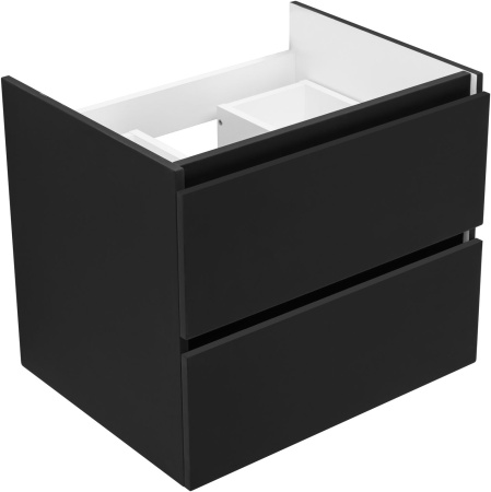 Тумба под раковину Aquanet Вега 2.0 00337953 58х47х50 подвесная цвет черный