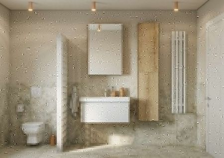 Раковина из сантехнического фарфора Santek Адриана WH501629 90х50 накладная цвет белый