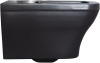 Чаша унитаза подвесная Allen Brau Infinity 4.21011.31 цвет черный матовый без сиденья безободковая каскадный смыв