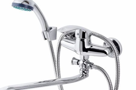 Смеситель для ванны и душа FAUZT FZs-614-125 настенный хром