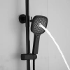 Душевая стойка Shevanik S8236H настенная цвет черный