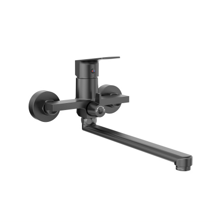 Смеситель для ванны Tokito AMA TOK-AMA-1015BL настенный черный