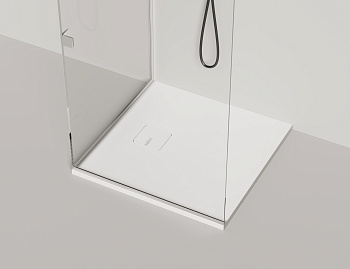 Душевой поддон Salini OASI 120323MF 80х80 искусственный камень белый