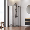 Душевой уголок Am.Pm X-joy W94G-403-100280-BТ1К 99х79 стекло прозрачное профиль черный матовый без поддона