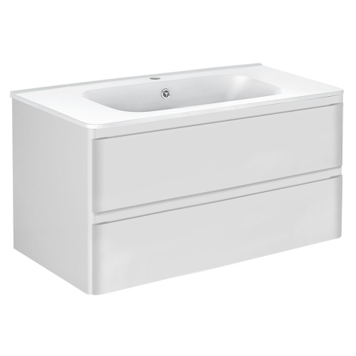 Тумба под раковину Vincea Vico VMC-2V100GW 99.5х46.6х50 - фото 4