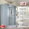 Душевая кабина AvaCan D D2012RLED 120х80 асимметричная с крышей ориентация правая