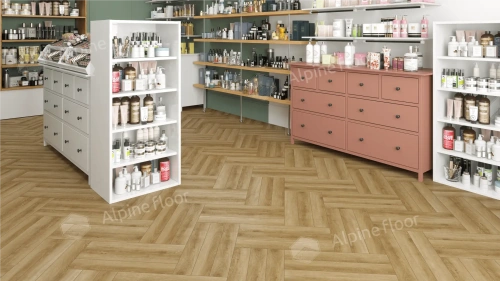 Ламинат Alpine Floor Herringbone 8 Pro New LF102-2 Дуб Эльзас толщина 0.8 см 33 класс 606х101 - фото 3