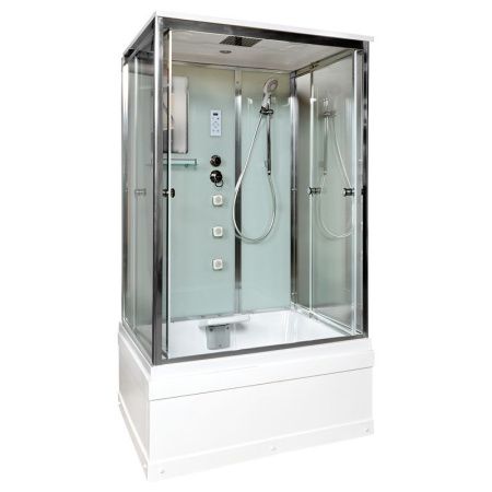 Душевая кабина AvaCan V1245 120х90 прямоугольная с крышей ориентация универсальная