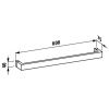 Полка в ванную комнату Laufen Kartell 3.8133.2.090.000.1
