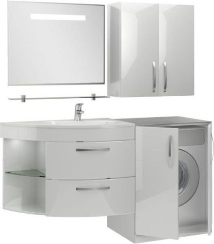 Шкаф De Aqua Трио Люкс 00185076 70х55х88 напольный - фото 2 Шкаф De Aqua Трио Люкс 00185076 70х55х88 напольный - фото 2