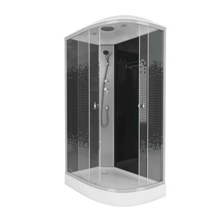Душевая кабина Niagara Eco 45121453R 120х80 асимметричная с крышей ориентация правая