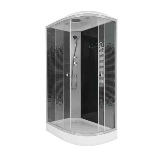 Душевая кабина Niagara Eco 45121453R 120х80 асимметричная с крышей - фото 2