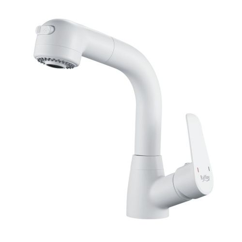 Смеситель Raffine F291C на раковину белый