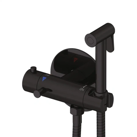 Гигиенический душ со смесителем Rose R915H черный