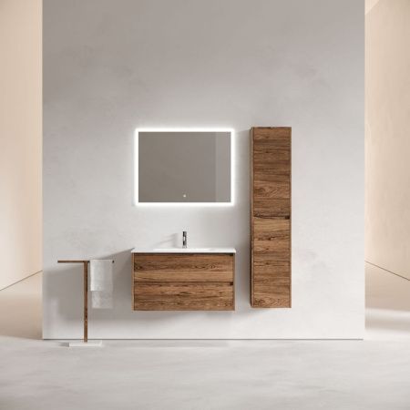 Тумба под раковину Sancos Libra LB90ECH 90х50 подвесная цвет коричневый