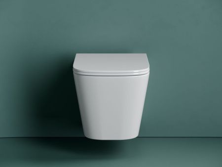 Унитаз подвесной Ceramica Nova UNION CN4009T белый с сиденьем микролифт безободковый смыв торнадо