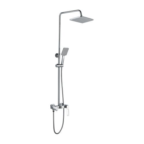 Душевая стойка Haiba HB24817 настенная цвет хром - фото 2